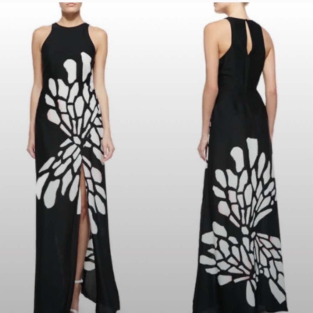 Halston Heritage  Printed Maxi Dress